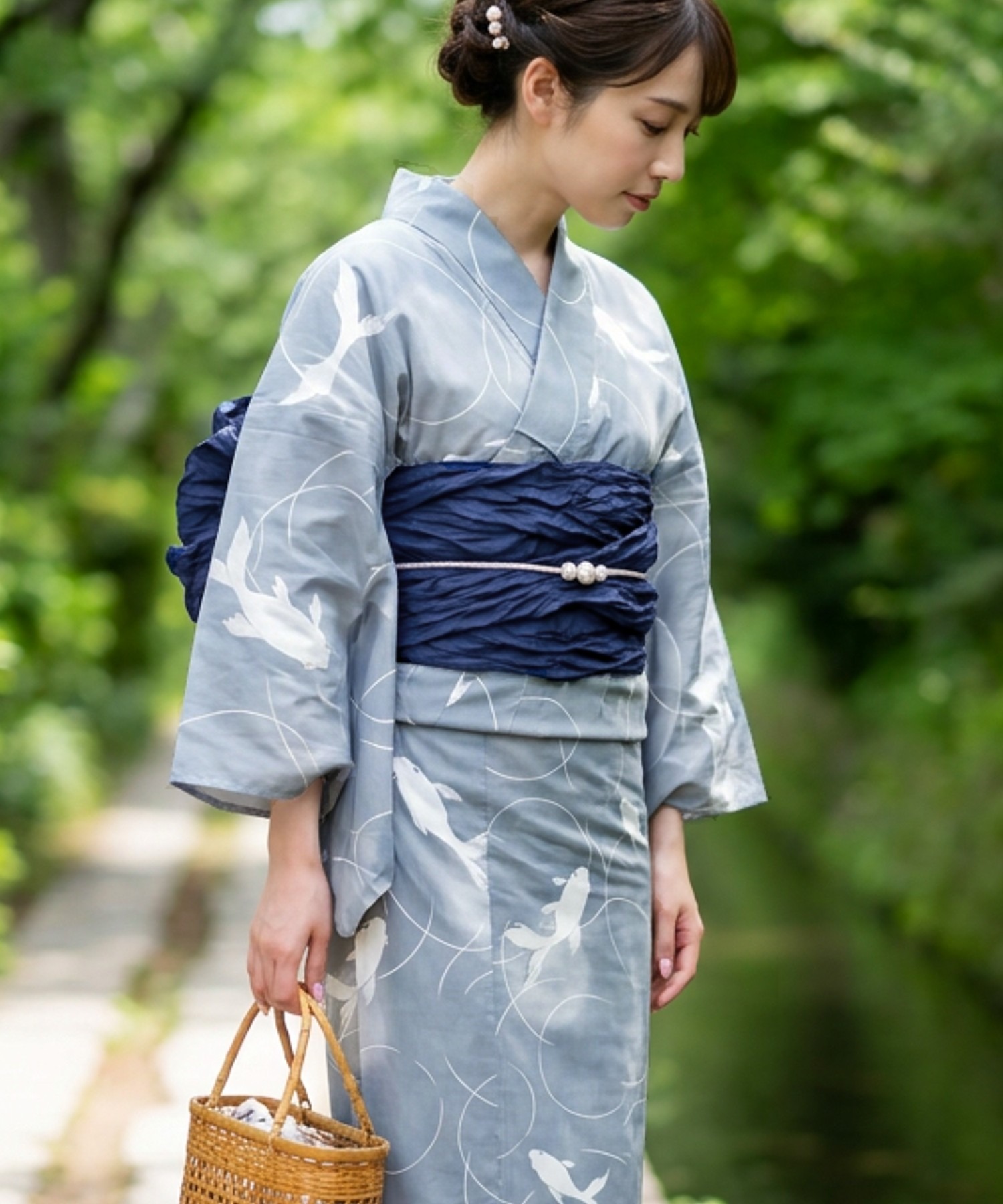 Kimono Yukata Cotton - Traditional Yukata Kimono Cotton Linen Material