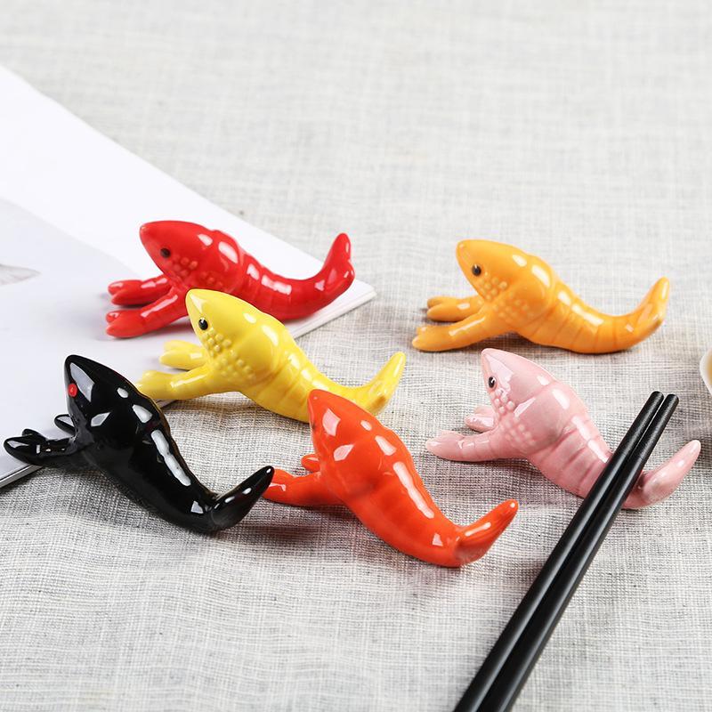 Durable Ceramic Crayfish Shape - Chopstick Rest Ceramic 评论和价格