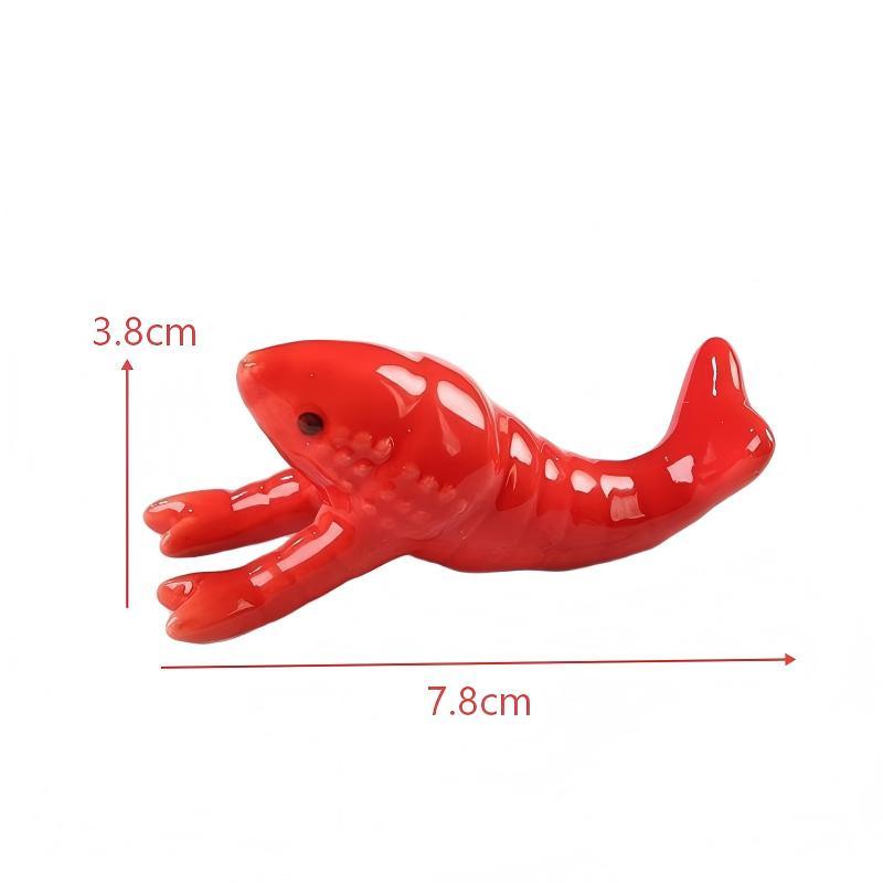 Durable Ceramic Crayfish Shape - Chopstick Rest Ceramic 评论和价格