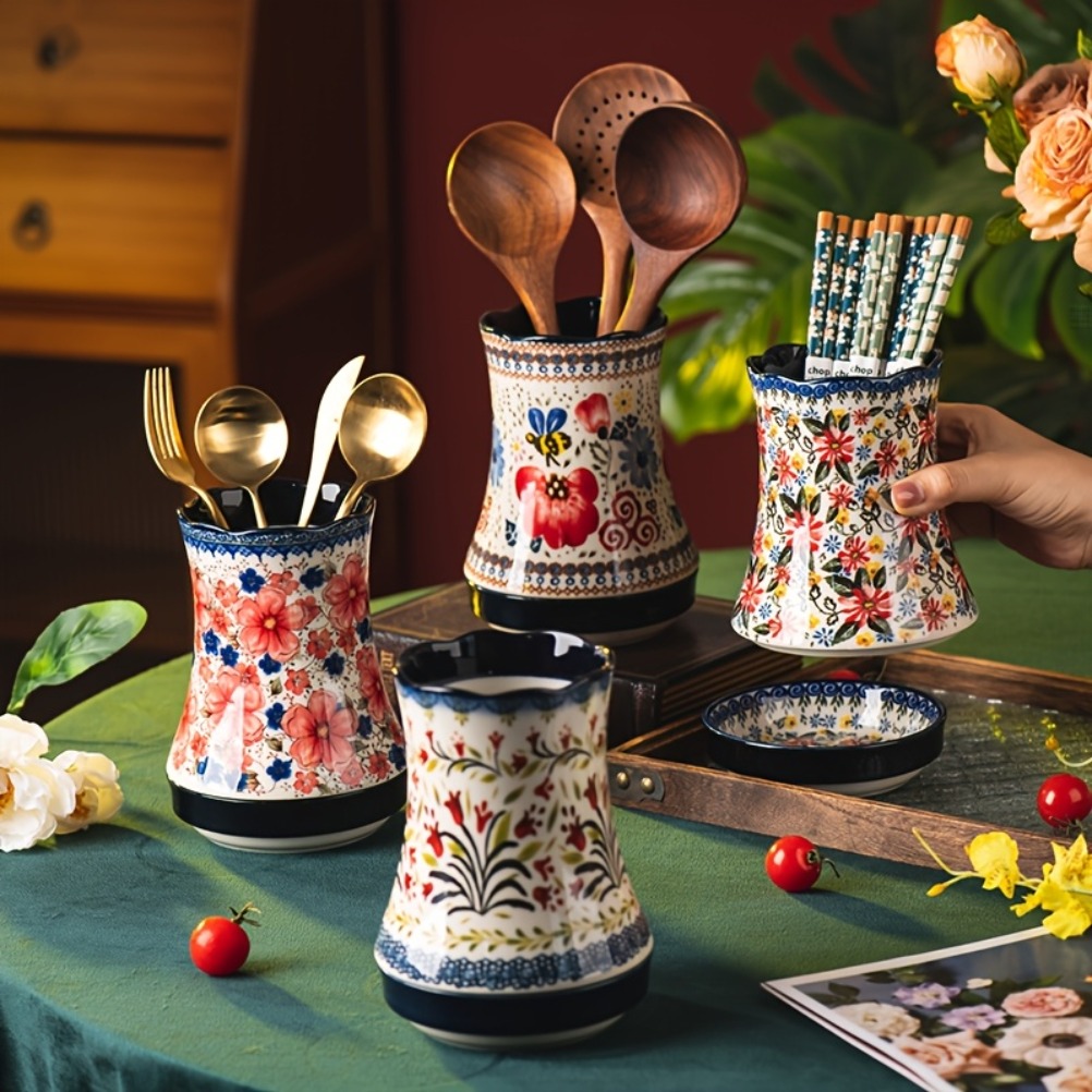 Polish Style Spoon and Chopsti - Chopstick Rest Ceramic 评论和价格