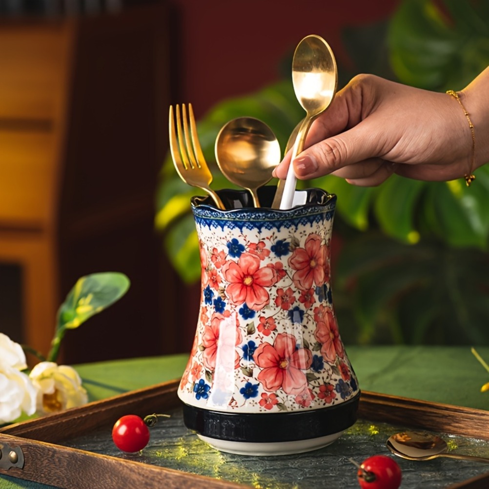 Polish Style Spoon and Chopsti - Chopstick Rest Ceramic 评论和价格