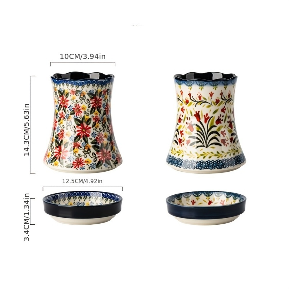 Polish Style Spoon and Chopsti - Chopstick Rest Ceramic 评论和价格