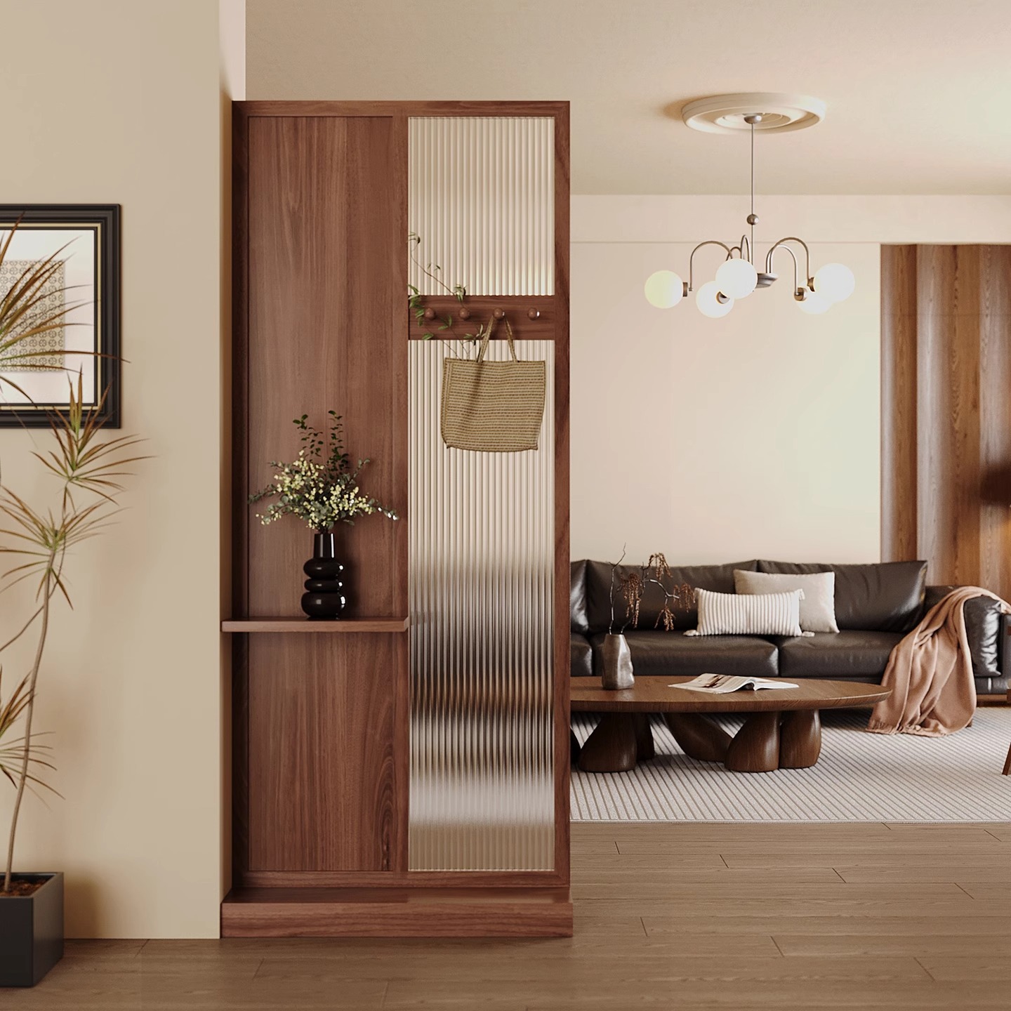 Chinese Solid Wood Entrance En - Shoji Screen Divider 评论和价格