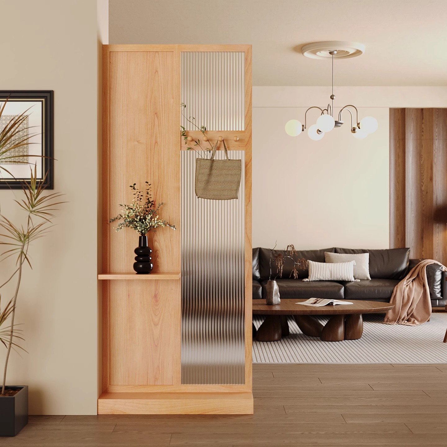 Chinese Solid Wood Entrance En - Shoji Screen Divider 评论和价格