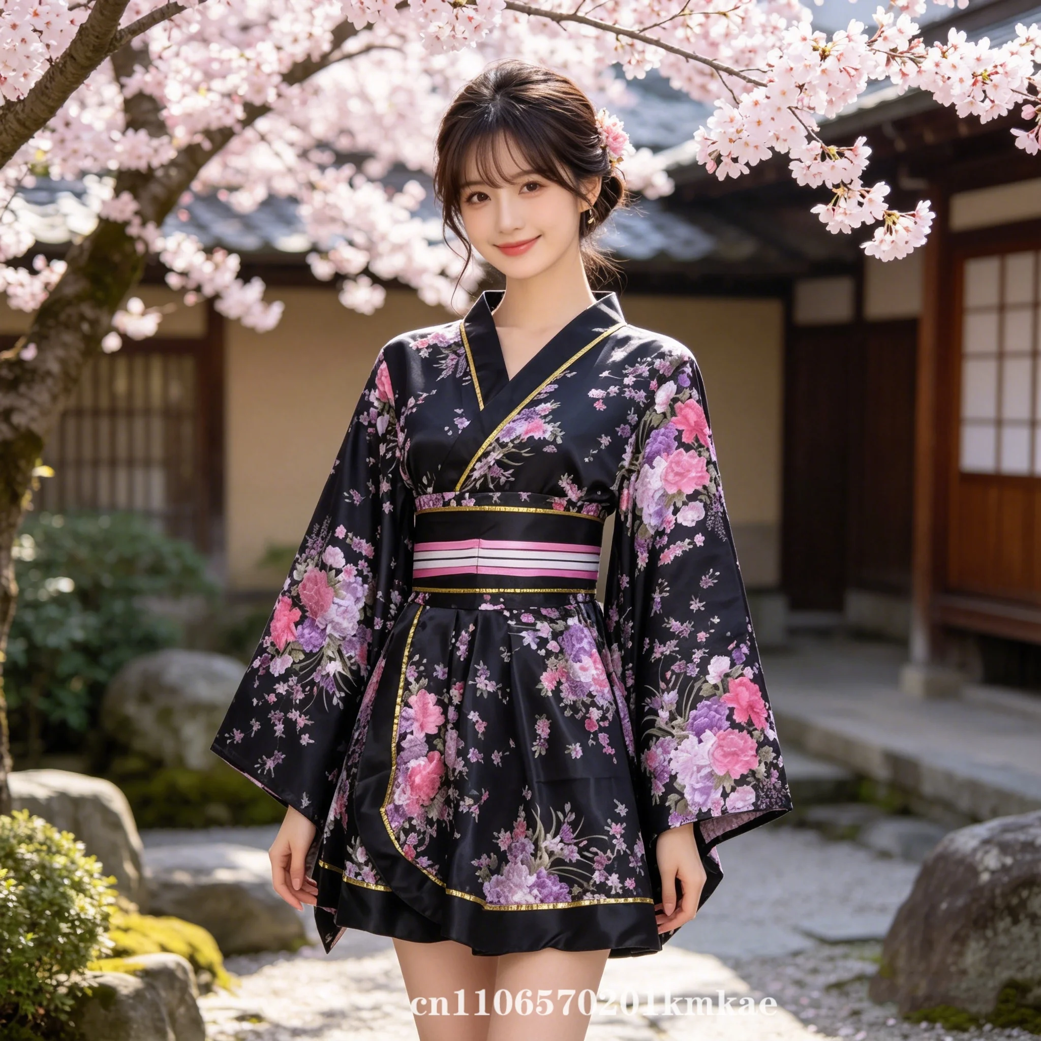 New Women's Kimono Short Japan - Kimono Yukata Cotton 评论和价格