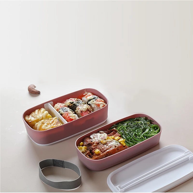 New Portable Leak-proof Food   - Bento Box Two Tier 评论和价格