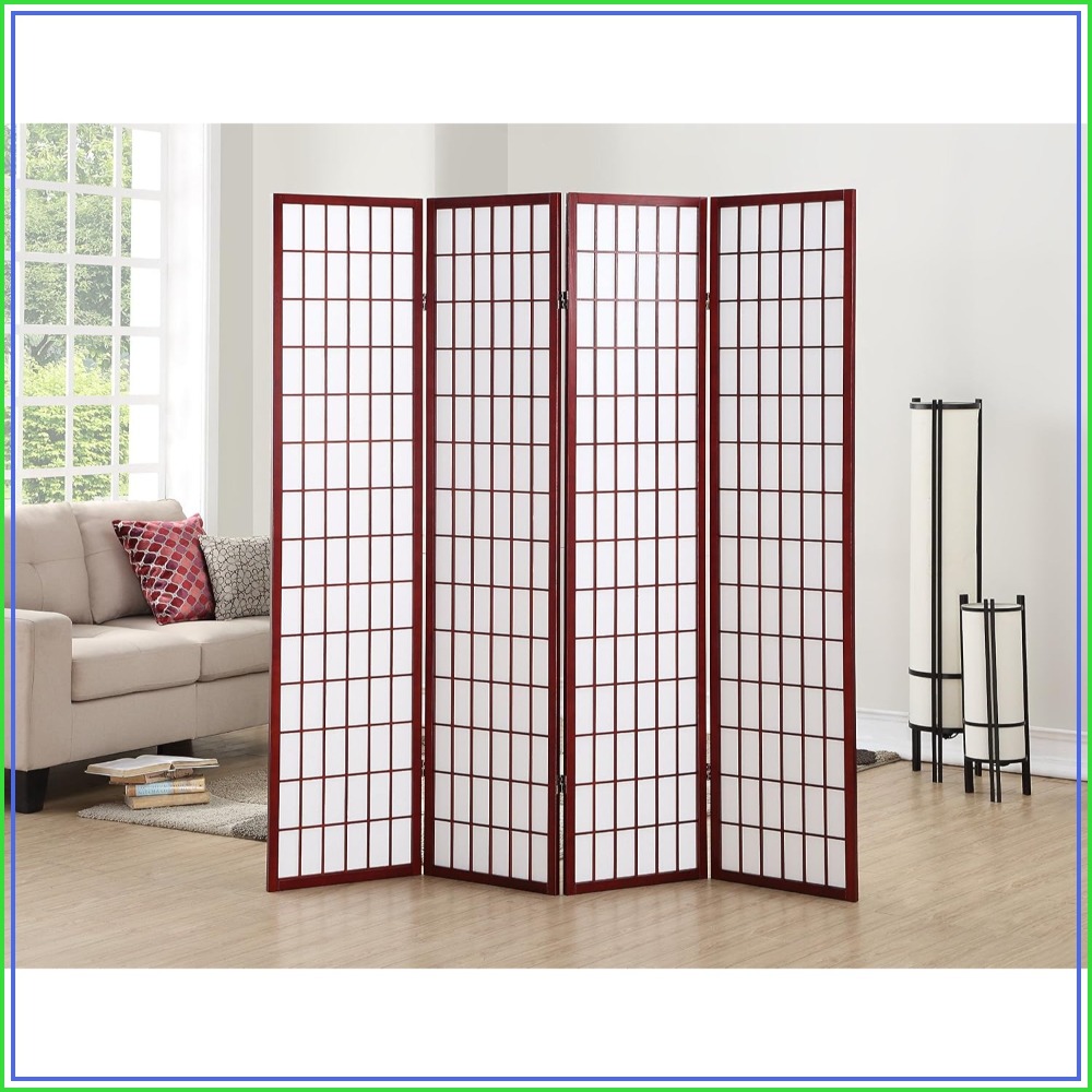 Oriental Shoji 4 Panel Screen  - Shoji Screen Divider 评论和价格