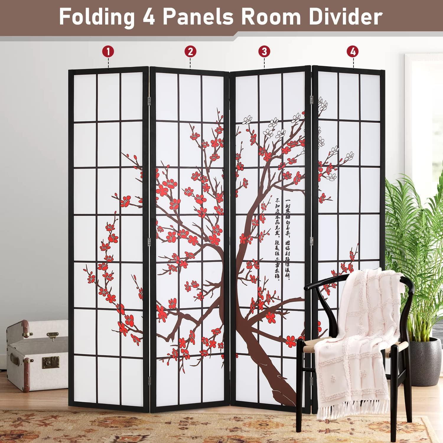 Foldable Shoji Room Divider Pr - Shoji Screen Divider 评论和价格