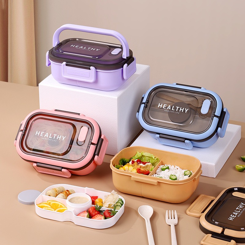 1200ML Double Layer Lunch Box  - Bento Box Two Tier 评论和价格