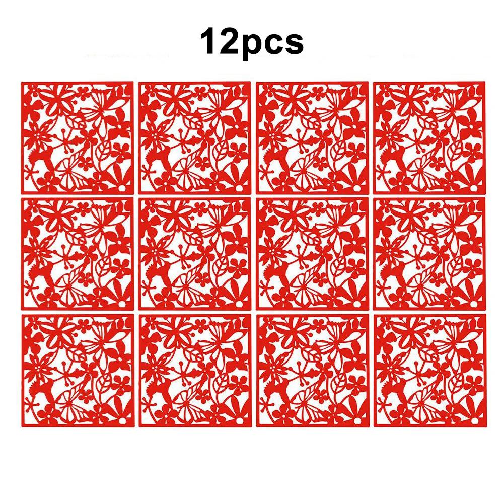 For Home Fashion 12Pcs Hollow  - Shoji Screen Divider 评论和价格