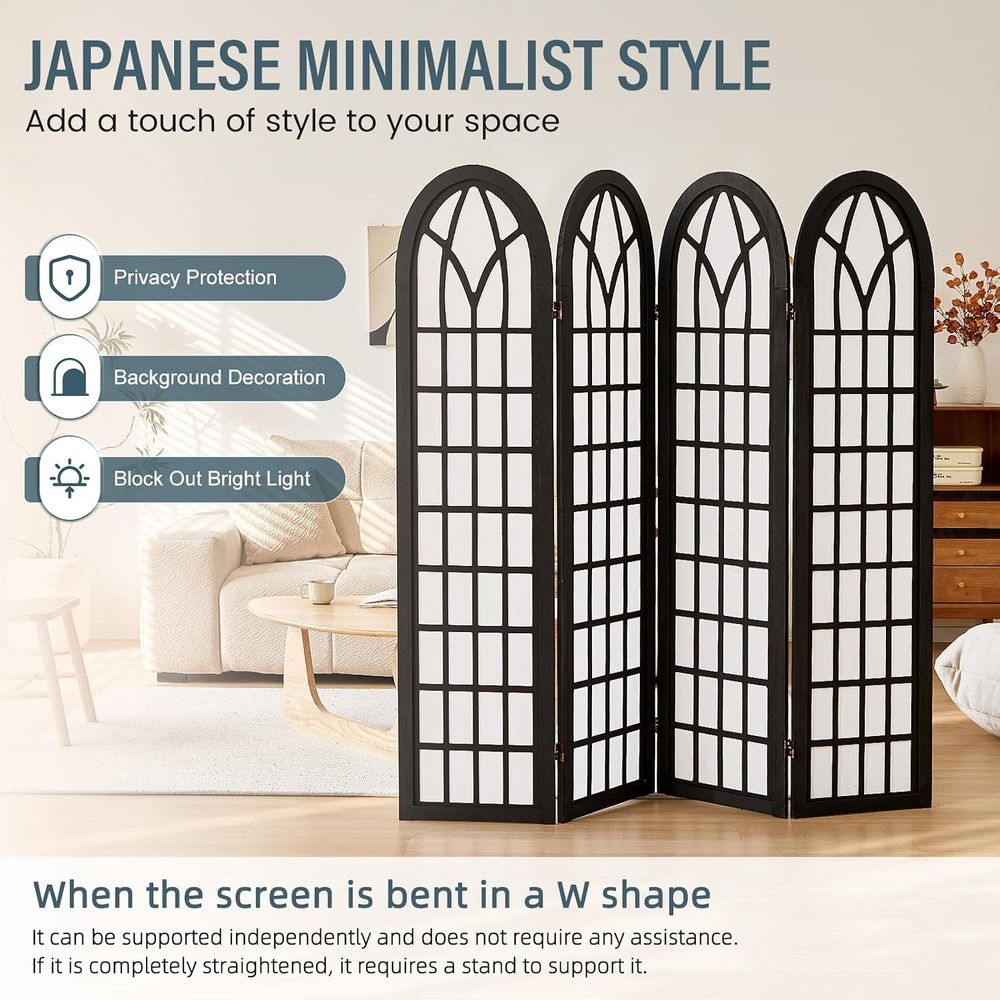 Room Divider and olding Privac - Shoji Screen Divider 评论和价格