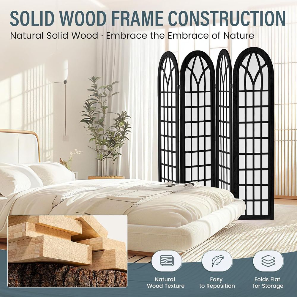 Room Divider and olding Privac - Shoji Screen Divider 评论和价格