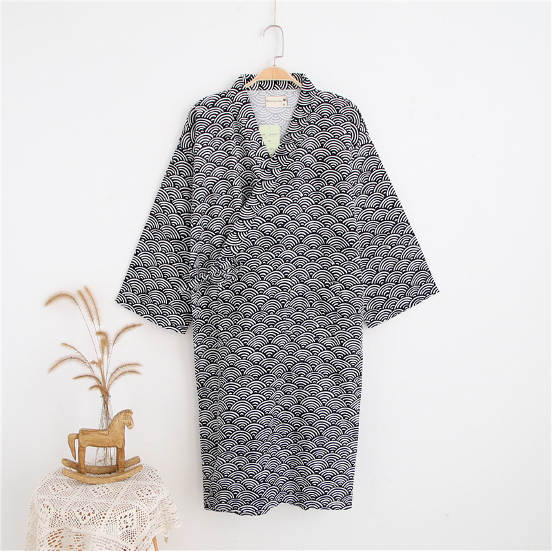 2026 New Men's 100% Cotton Gau - Kimono Yukata Cotton 评论和价格