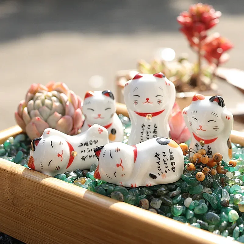 1 pcs Japanese Lucky Cat Ceram - Chopstick Rest Ceramic 评论和价格