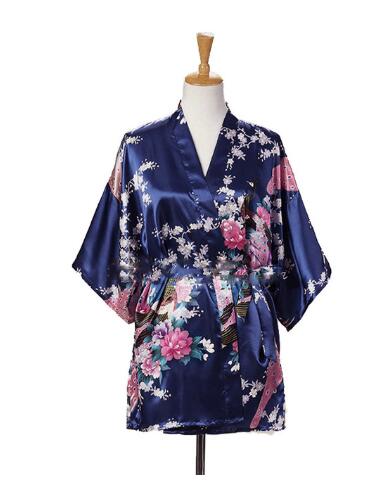 Lace Up Woman Peacock Print Ja - Kimono Yukata Cotton 评论和价格