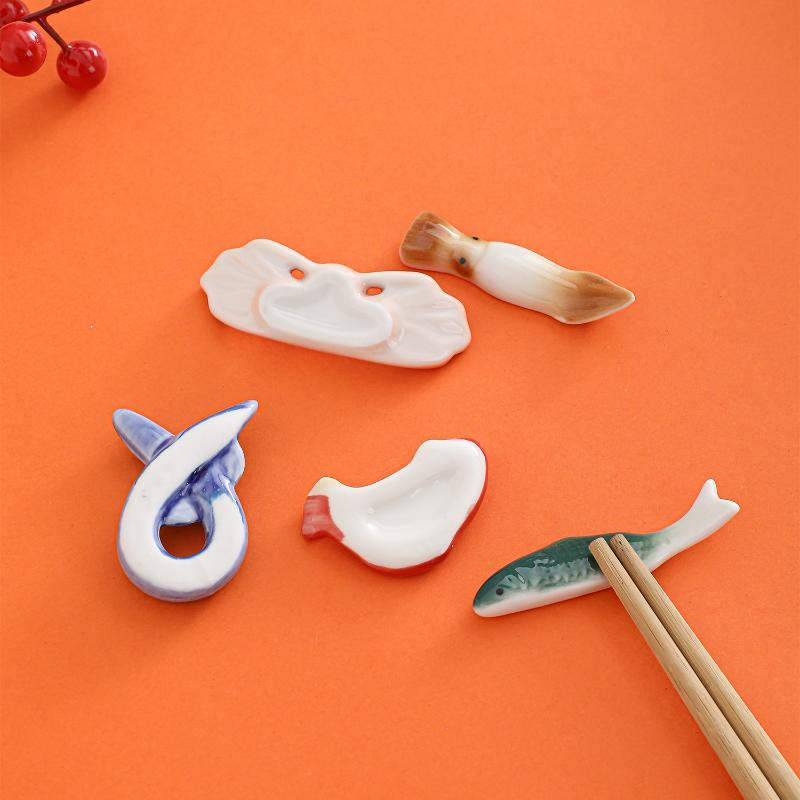 Fish Shape Ceramic Chopsticks  - Chopstick Rest Ceramic 评论和价格