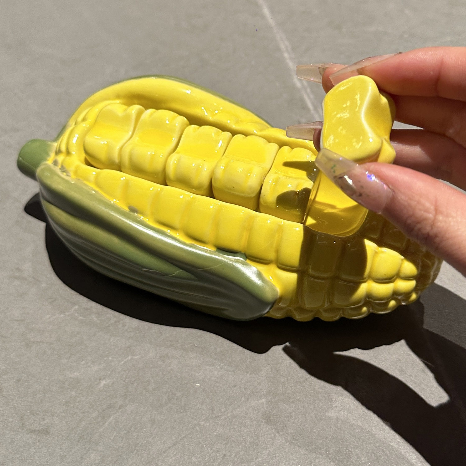 Cute Corn-Shaped Ceramic Chops - Chopstick Rest Ceramic 评论和价格