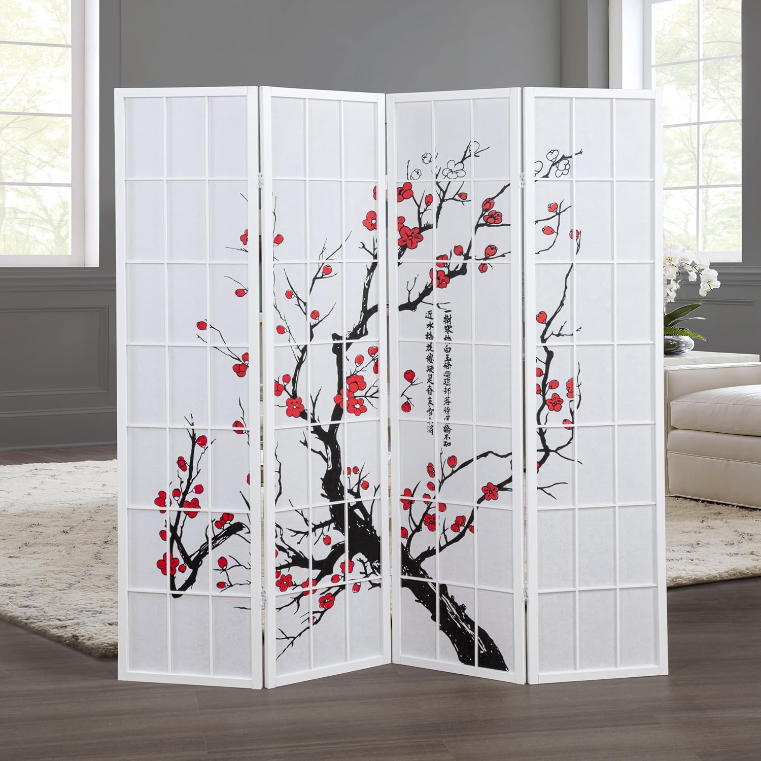 Foldable Japanese Shoji Room D - Shoji Screen Divider 评论和价格