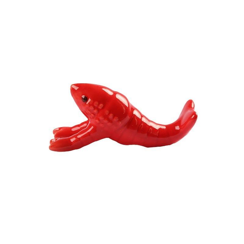 Easy Store Ceramic Crayfish Sh - Chopstick Rest Ceramic 评论和价格