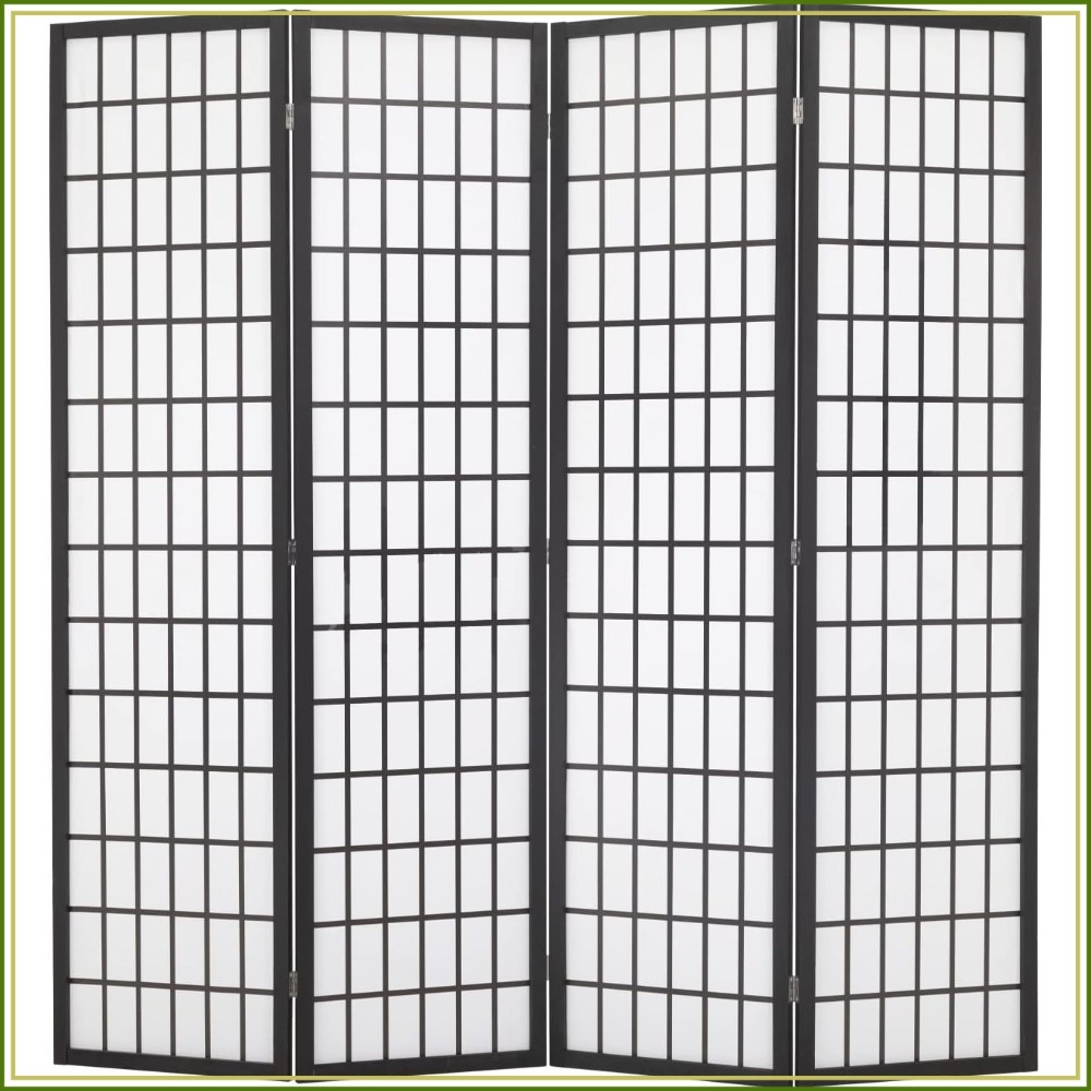 4-Panel Shoji Room Divider, 6F - Shoji Screen Divider 评论和价格