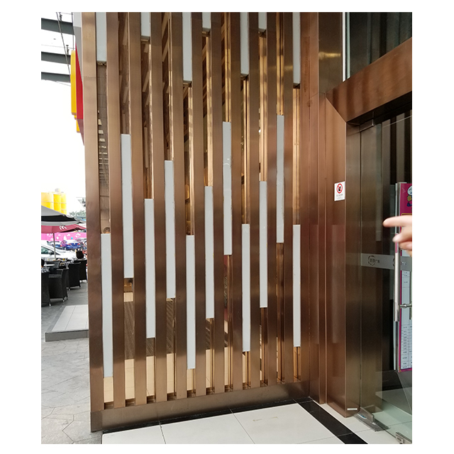 Luxury Gold Metal Pillar Room  - Shoji Screen Divider 评论和价格